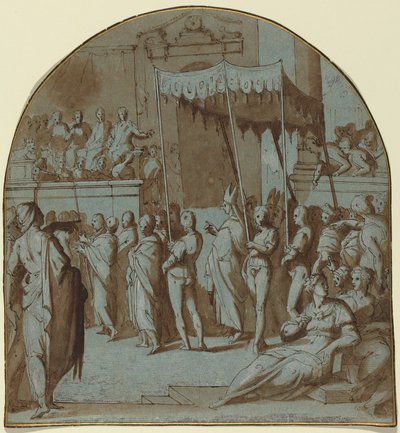 Pyhän Antoninuksen tulo Firenzeen tekijältä Giovanni Balducci
