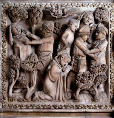 Veronan Pietarin marttyyrin esitys tekijältä Giovanni Balduccio
