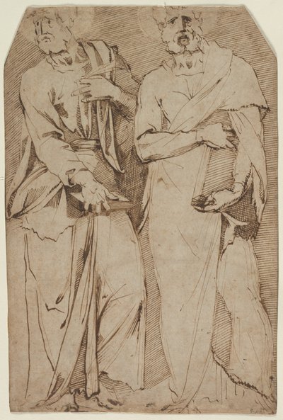 Kaksi pysyvää pyhää, 1563-1572. tekijältä Giovanni Bandini