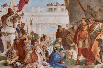 Aleksanteri Suuren pidättyvyys (yksityiskohta) tekijältä Giovanni Battista Tiepolo