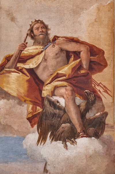 Vierasmajoitus, Olympuksen huone: "Jupiter" tekijältä Giovanni Battista Tiepolo