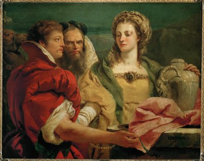 Rebecca kaivolla ... tekijältä Giovanni Battista (1696 1770) Tiepolo