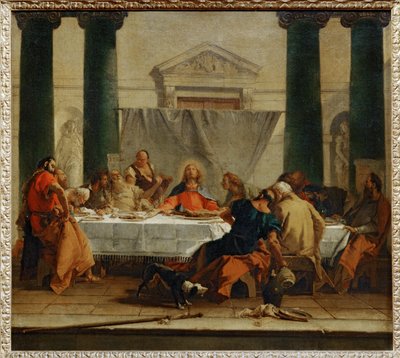 Viimeinen ehtoollinen ... tekijältä Giovanni Battista (1696-1770) Tiepolo