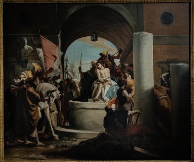 Kopio The Crowning of Thorns, 1700-luvun puoliväli (öljy kankaalle) tekijältä Giovanni Battista (1696 1770) (workshop of) Tiepolo