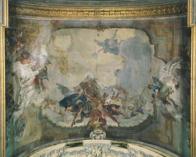 Pyhän Teresan apoteoosi (fresko) tekijältä Giovanni Battista (1696-1770) Tiepolo