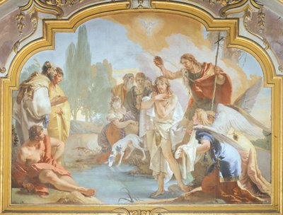 Kristuksen kaste (fresko) tekijältä Giovanni Battista Tiepolo