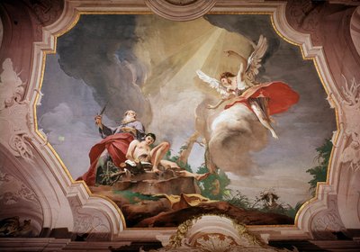Iisakin uhri (Fresko tekijältä Giovanni Battista Tiepolo