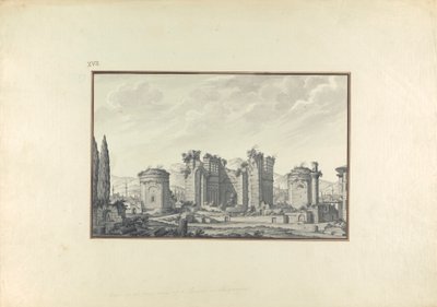 A basílica em Pergamonfinnish tekijältä Giovanni Battista Borra