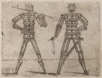 Teoksesta "Bizzarie di different figures" tekijältä Giovanni Battista Bracelli