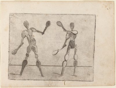 Teoksesta "Bizzarie di different figures" tekijältä Giovanni Battista Bracelli