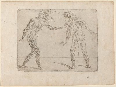 Teoksesta "Bizzarie di different figures" tekijältä Giovanni Battista Bracelli