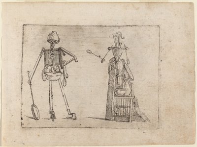 Teoksesta "Bizzarie di different figures" tekijältä Giovanni Battista Bracelli