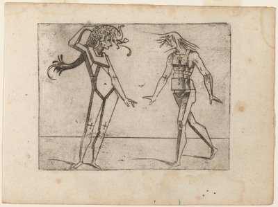 Teoksesta "Bizzarie di different figures" tekijältä Giovanni Battista Bracelli