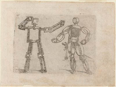 Teoksesta "Bizzarie di different figures" tekijältä Giovanni Battista Bracelli