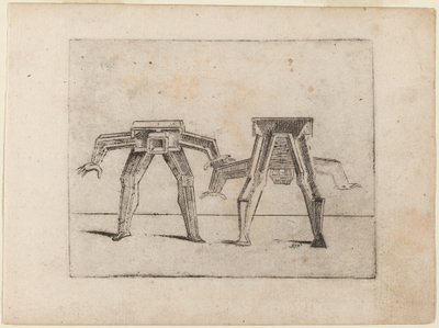 Teoksesta "Bizzarie di different figures" tekijältä Giovanni Battista Bracelli