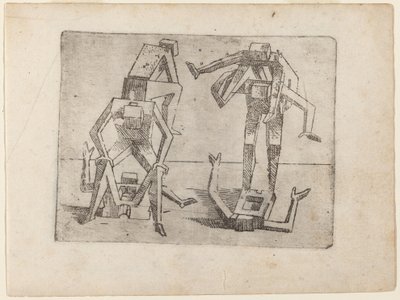 Teoksesta "Bizzarie di different figures" tekijältä Giovanni Battista Bracelli