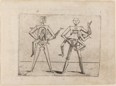 Teoksesta "Bizzarie di different figures" tekijältä Giovanni Battista Bracelli