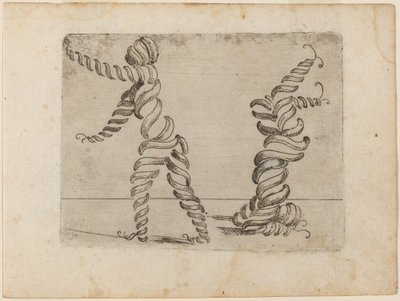 Teoksesta "Bizzarie di different figures" tekijältä Giovanni Battista Bracelli