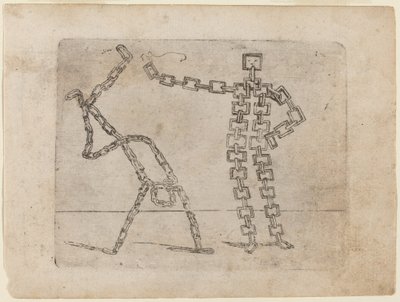 Teoksesta "Bizzarie di different figures" tekijältä Giovanni Battista Bracelli