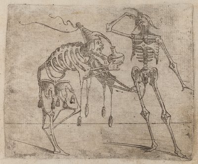Teoksesta "Bizzarie di different figures" tekijältä Giovanni Battista Bracelli