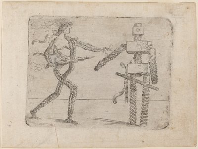 Teoksesta "Bizzarie di different figures" tekijältä Giovanni Battista Bracelli