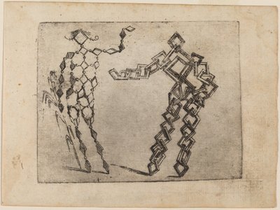 Teoksesta "Bizzarie di different figures" tekijältä Giovanni Battista Bracelli