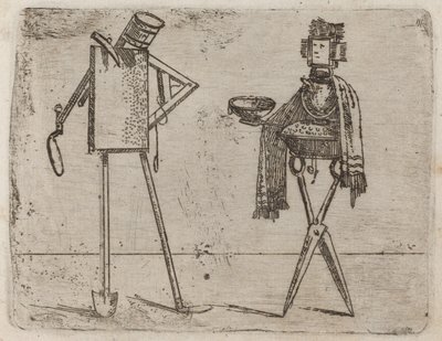 Teoksesta "Bizzarie di different figures" tekijältä Giovanni Battista Bracelli