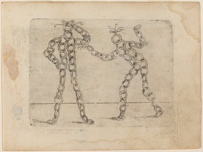 Teoksesta "Bizzarie di different figures" tekijältä Giovanni Battista Bracelli