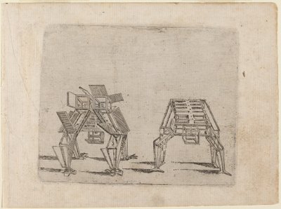 Teoksesta "Bizzarie di different figures" tekijältä Giovanni Battista Bracelli