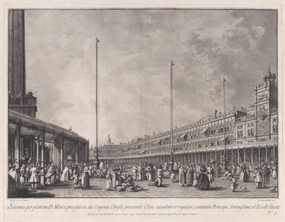 Levy 9: Corpus Christi -päivän kulkue Piazza San Marcolla, 