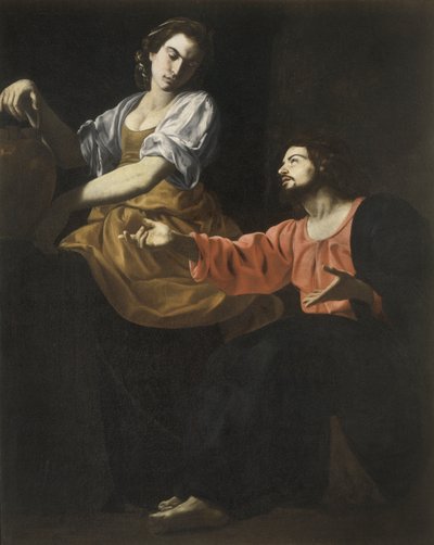 Samarialainen kaivolla tekijältä Giovanni Battista Caracciolo