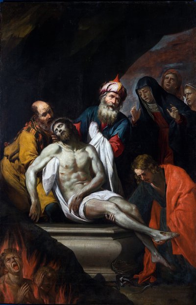 Laskeuma haudassa tekijältä Giovanni Battista Casoni