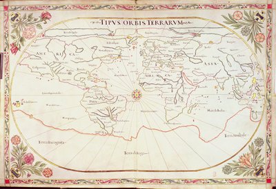 Lisä Ms 11765: Maailmankartta tekijältä Giovanni Battista Cavallini