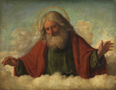 Isä Jumala, n. 1510-17 tekijältä Giovanni Battista Cima da Conegliano