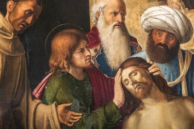Kristuksen valitus, yksityiskohta numerosta 2384598 tekijältä Giovanni Battista Cima da Conegliano