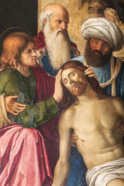 Kristuksen valitus, yksityiskohta numerosta 2384598 tekijältä Giovanni Battista Cima da Conegliano