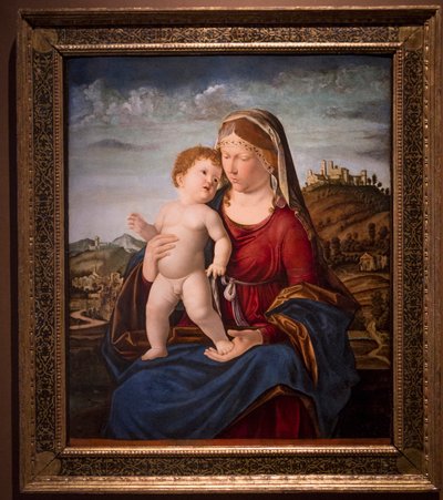 Madonna lapsen kanssa (öljy kankaalle) tekijältä Giovanni Battista Cima da Conegliano