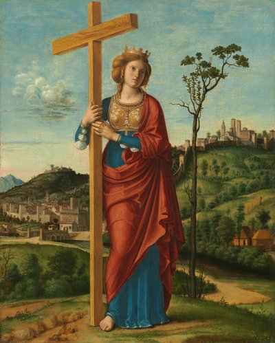 Pyhä Helena, n. 1495. tekijältä Giovanni Battista Cima da Conegliano