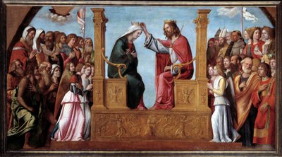 Neitsyen kruunaus (maalaus, vuoden 1510 jälkeen) tekijältä Giovanni Battista Cima da Conegliano
