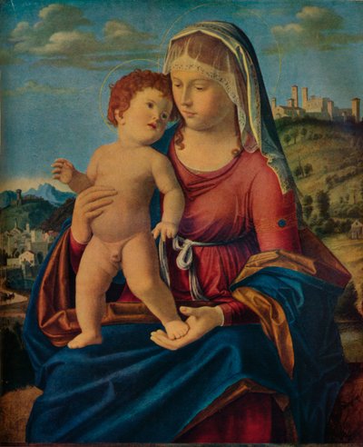 Neitsyt ja lapsi, c1496-9. tekijältä Giovanni Battista Cima da Conegliano