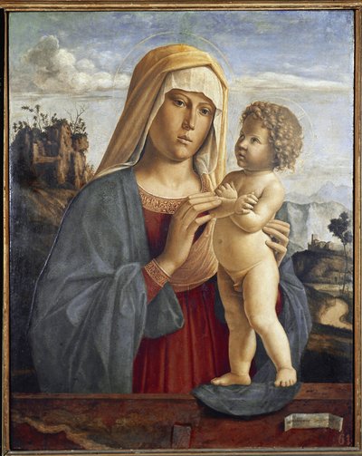 Neitsyt lapsen kanssa (öljypuu tekijältä Giovanni Battista Cima da Conegliano
