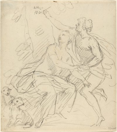 Angelica ja Medoro tekijältä Giovanni Battista Cipriani
