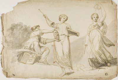 Thalia, Clio ja Melpomene tekijältä Giovanni Battista Cipriani