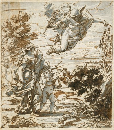 Elohopea johtava maantiede tekijältä Giovanni Battista Gaulli