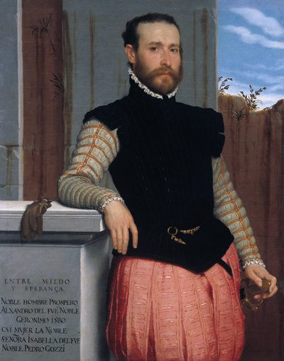 Prospero Alessandrin muotokuva tekijältä Giovanni Battista Moroni