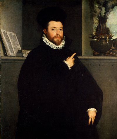 Giovanni Battista Moronin muotokuva terveestä miehestä (noin 1525-1578) tekijältä Giovanni Battista Moroni