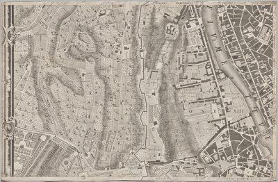 Giambattista Nollin vuonna MDCCXLVII julkistama uusi Rooman suunnitelma, joka tunnetaan nimellä La Pianta Grande di Roma tekijältä Giovanni Battista Nolli