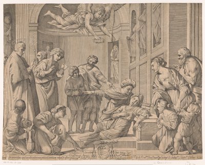 Pyhän Cecilian kuolema tekijältä Giovanni Battista Pasqualini
