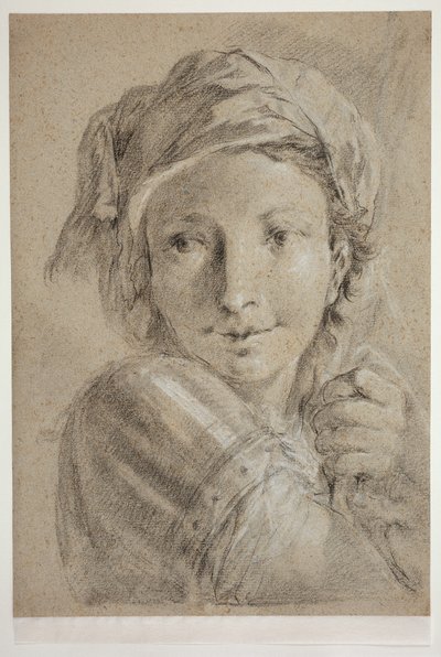 Nuoren sotilaan pää tekijältä Giovanni Battista Piazzetta