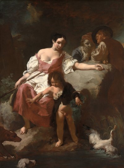 Pastoraalinen kohtaus, 1740. tekijältä Giovanni Battista Piazzetta
